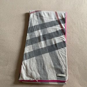 Burberry authentic plaid scarf.